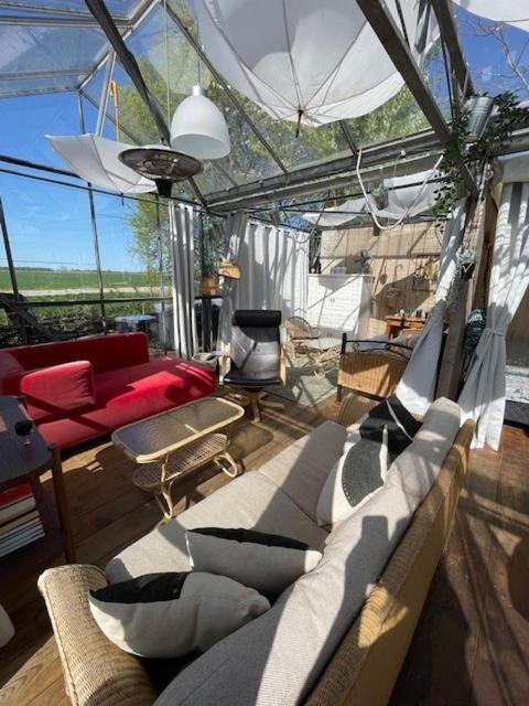 Vrijstaande Accommodatie Glamping De Kas Inn Hank Dış mekan fotoğraf